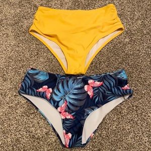 2 pack of SHEIN bathing suit bottoms